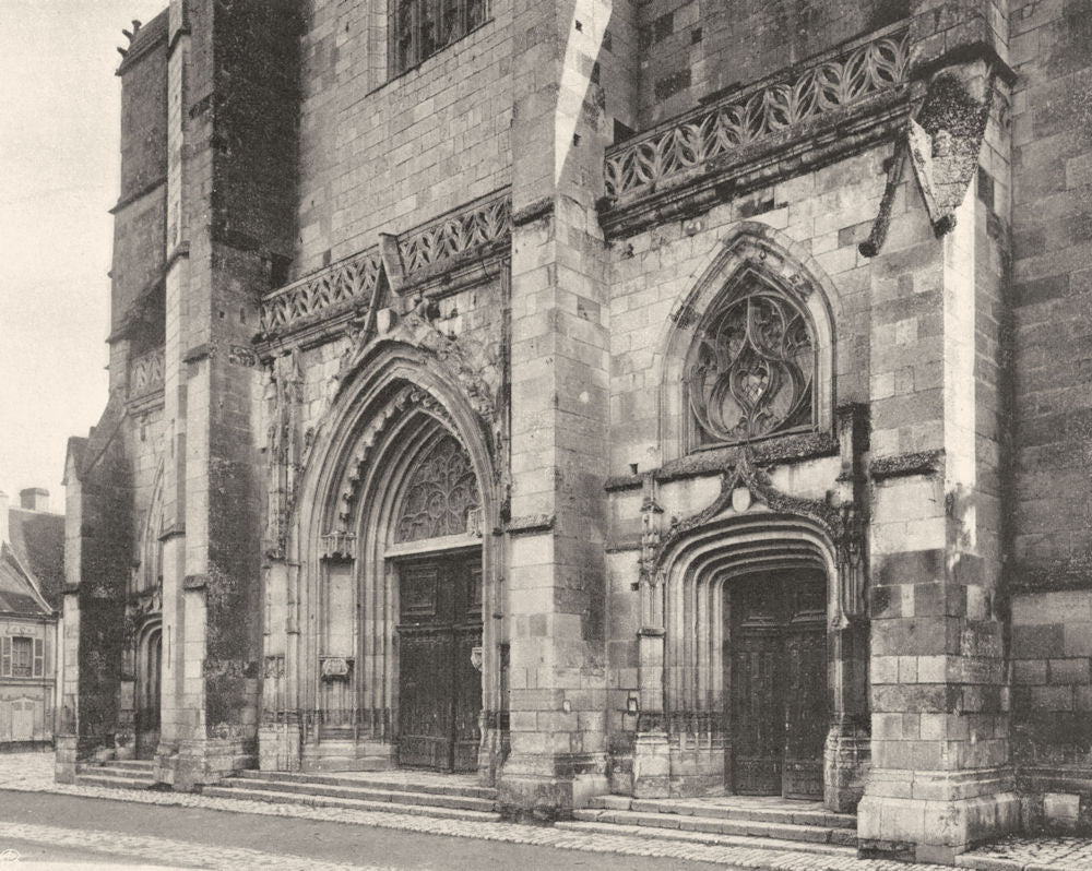 LOIRET. Église de Cléry 1903 old antique vintage print picture